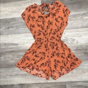 Final Touch Terracotta Floral Romper